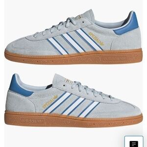 New Adidas handball Spezial Light Gray and Blue Sneakers sz 11.5 men